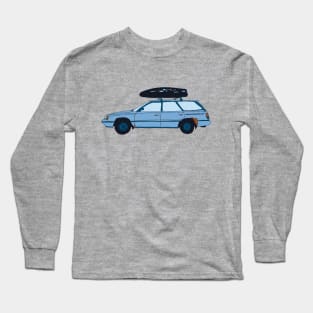 Baby Blue Subaru Long Sleeve T-Shirt